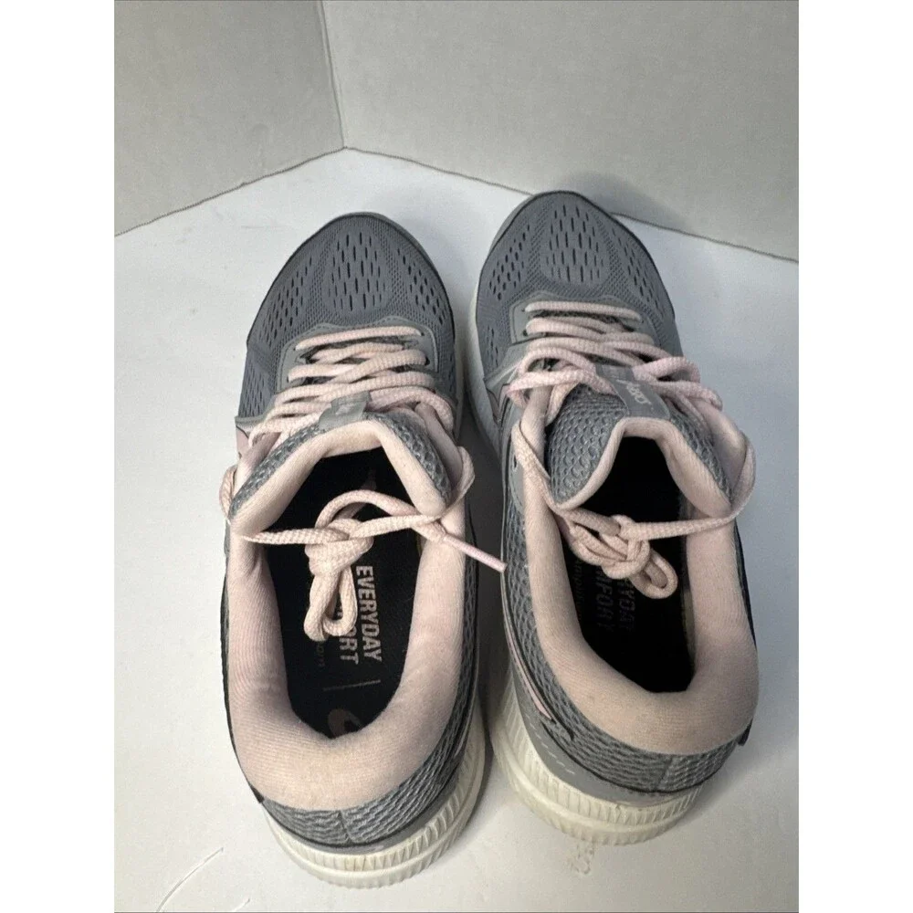 ASICS Gel-Contend 7 Women’s Size 8 Wide Gray Pink Running Shoes 1012A910